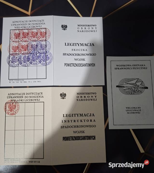 Legitymacja skoczka spadochronowego Lublin