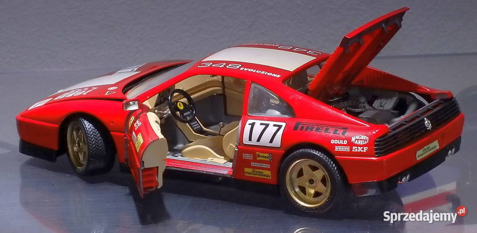 Bburago Ferrari 348 tb Evoluzione 118 Made in Modelarstwo Lubin