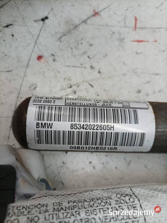 KURTYNA POWIETRZNA AIRBAG PRAWA 85342022605H Bmw