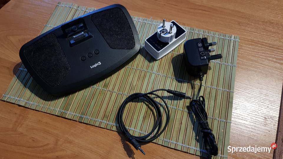 Głośnik mini Logic3 I-station AUX sprawny