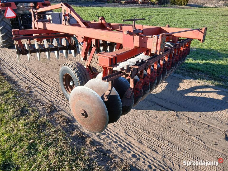 Brona talerzowa Knoche 3m Układ V Ciężka Bobowo