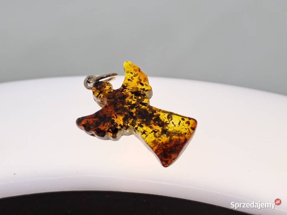 Zawieszka wisiorek z bursztynu bursztyn bałtycki Warszawa
