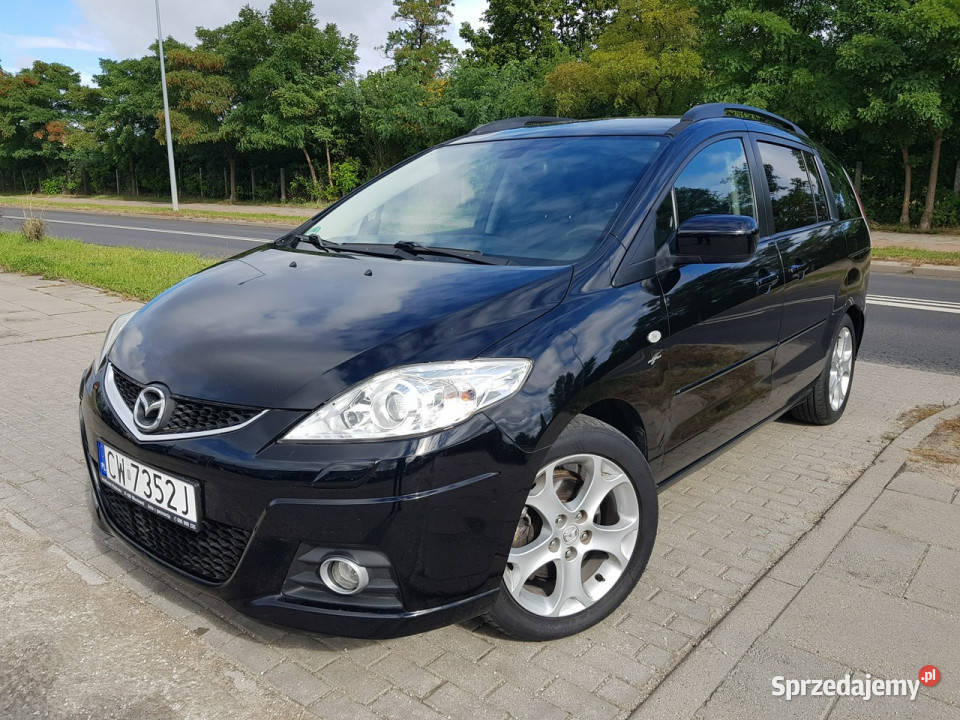 Mazda 5 20 Benzyna 7 Osobowy Klimatronik Skóry kujawsko-pomorskie Włocławek