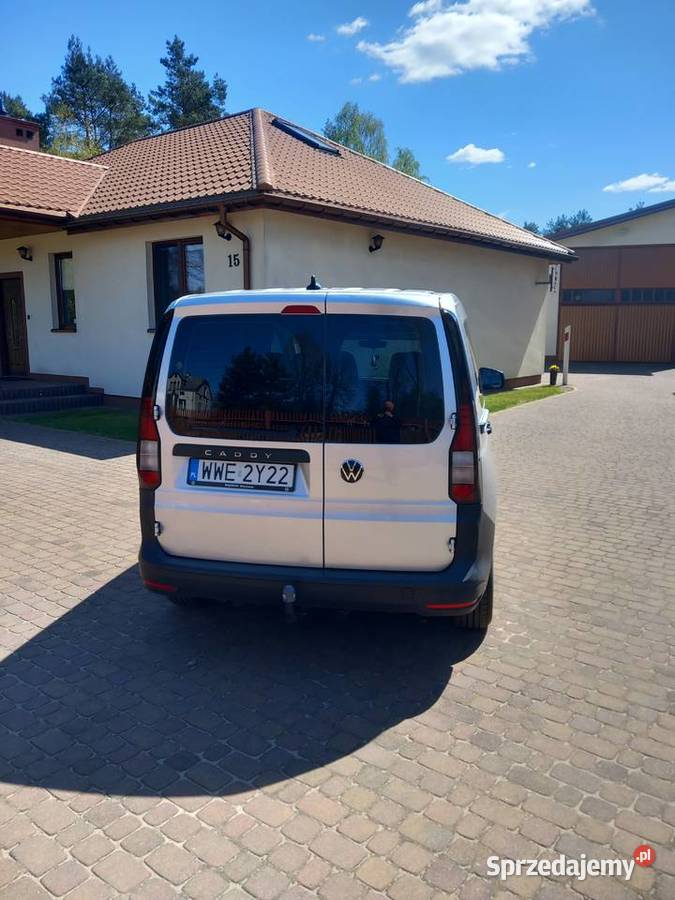Caddy osobowy super stan 150 20 TDI SERWIS SALON srebrny mazowieckie Łochów