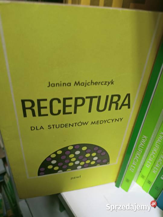 Receptura studentów medycyny Majcherczyk Książki naukowe i popularnonaukowe mazowieckie Warszawa sprzedam