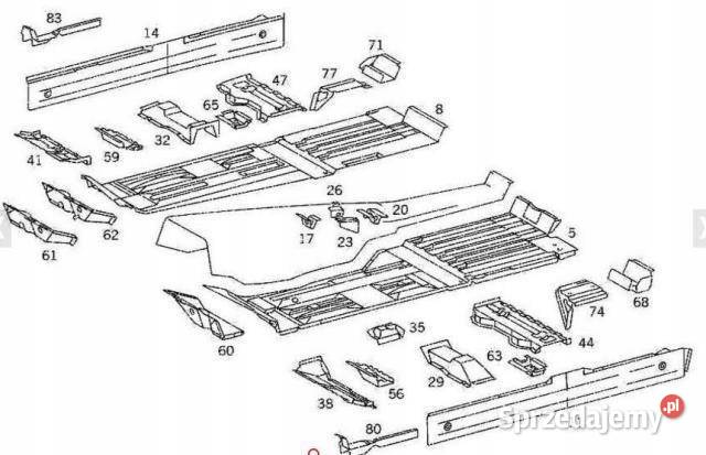 UCHWYT MOCOWANIE MERCEDES MLKLASA W163 ASO