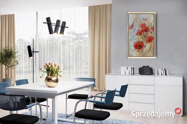 Makowa Łąka ręcznie malowany olejny Lidia Malarstwo Nowy Sącz sprzedam