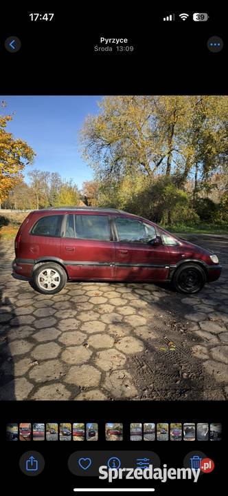 Opel Zafira A Zafira Pyrzyce