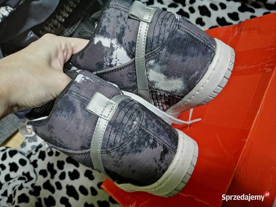 Nowe Półbuty NIKE DUNK SKY HI sneakersy W czarny Leszno