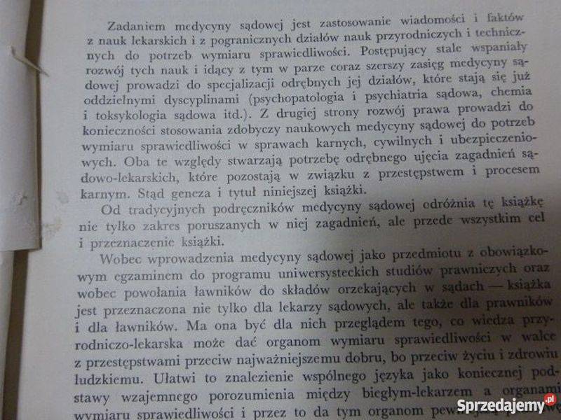 MEDYCYNA SĄDOWA W PROCESIE KARNYM OLBRYCHT JS Łódź