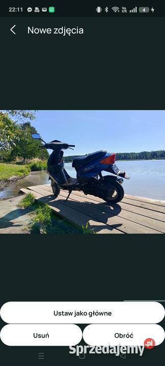 Zipp Otis 80cc zarejestrowany na 50cc benzyna Tereszpol-Kukiełki