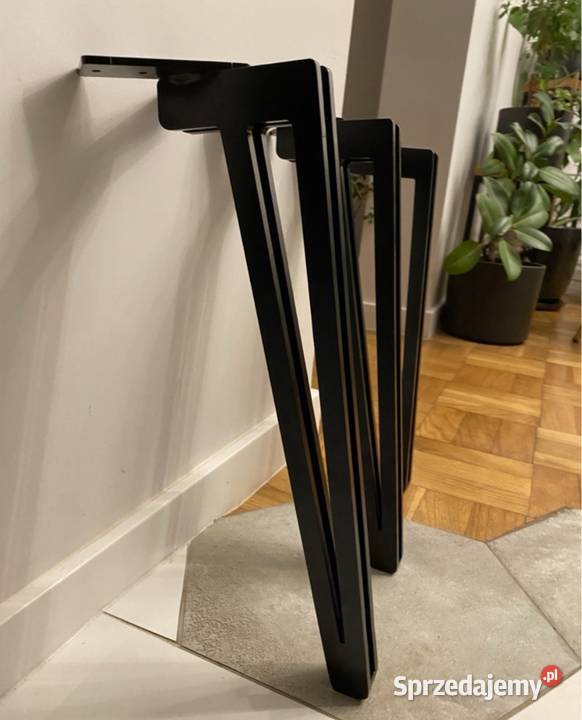 Czarna Noga do stołu loft Stolik kawowy 45 Bochnia