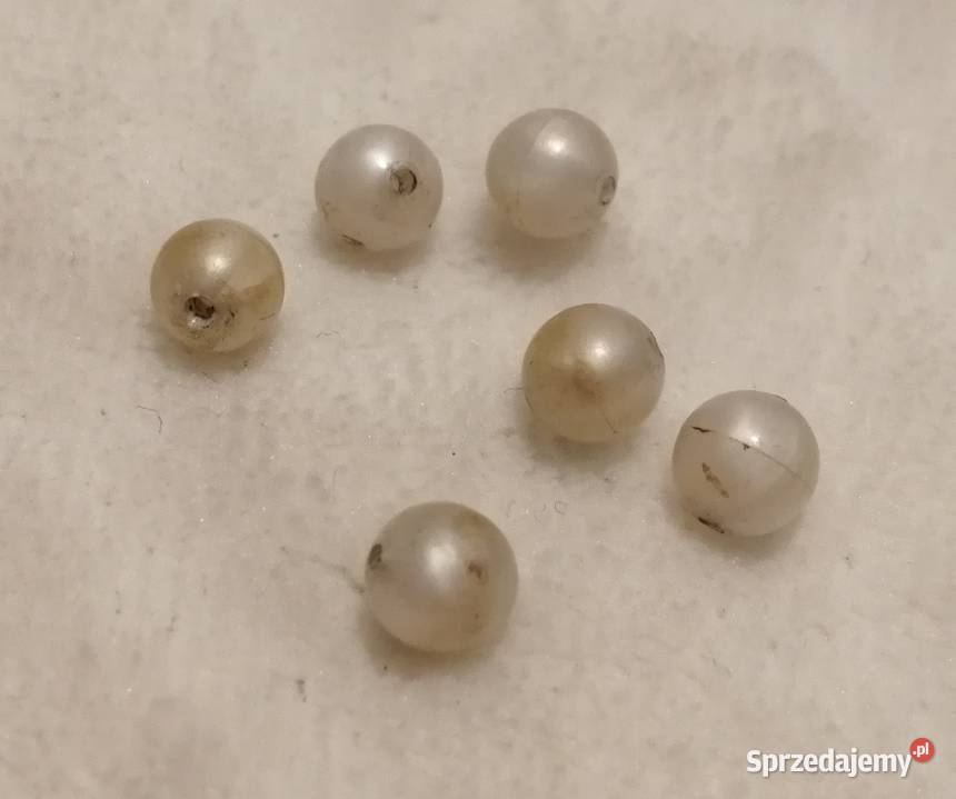 Koraliki 6mm biały 6 Kreatywne Biżuteria Czeladź sprzedam