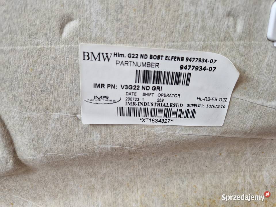 Podsufitka BMW G22 4 coupe Jasna STAN IDEALNY osobowe sprzedam