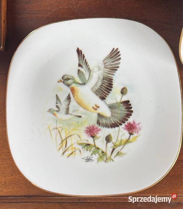 Kwadratowy talerz ze wspaniałej manufaktury pomorskie Gdańsk sprzedam