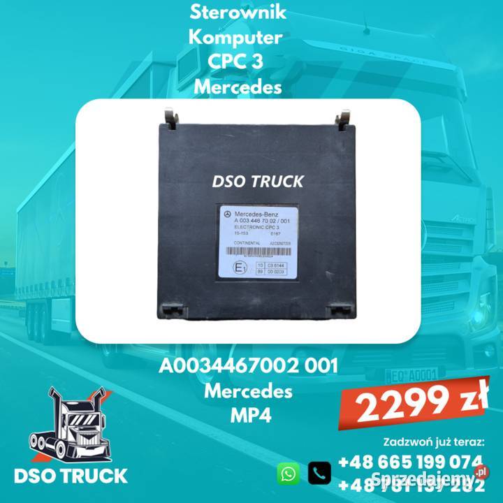 Sterownik Komputer CPC 3 CONTINENTAL Mercedes świętokrzyskie Zawichost