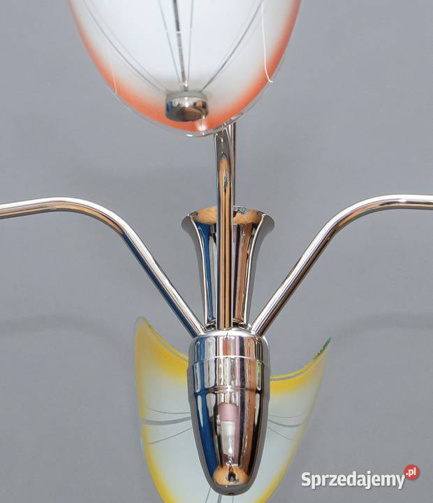 Żyrandol lata 60 Look PopArt MidCentury Vintage śląskie