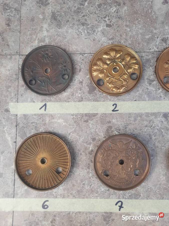 Środek tarczy zegara tłoczony zdobiony w otwór Tczew sprzedam