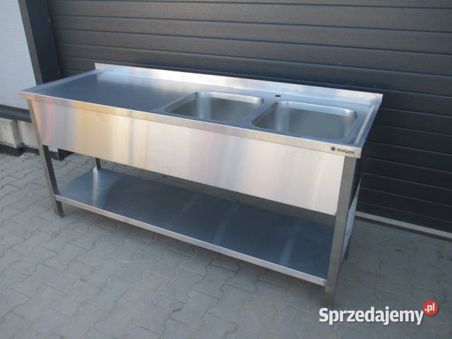 Zlew Gastronomiczny 2 Komorowy Zabudowany Ostrów Wielkopolski sprzedam