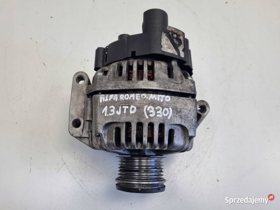 ALTERNATOR Alfa Romeo Mito 13 MJET VALEO Układ elektryczny silnika lubelskie Rudka