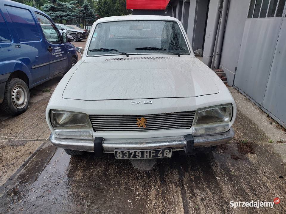 Peugeot 504 18 benzyna 73 r piękny Klasyk nowy łódzkie Łódź