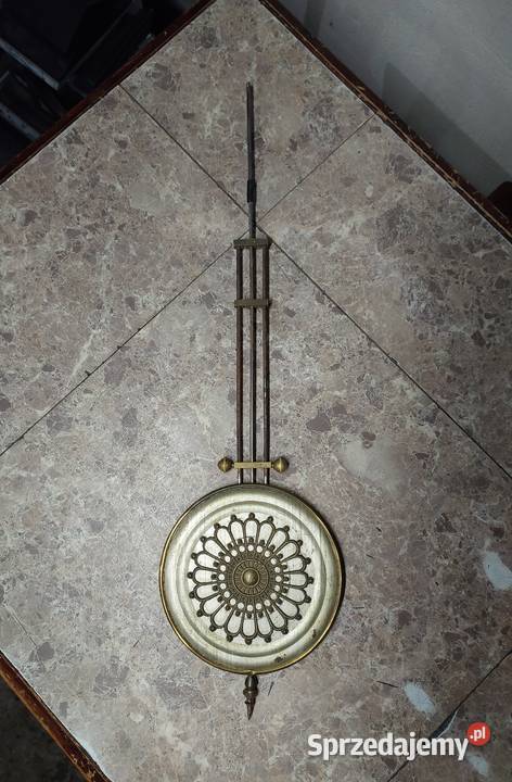 696 Wahadło rusztowe starego zegara 115 dł 405 pomorskie