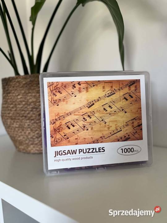 Puzzle muzyczne 1000 el nuty pianino mazowieckie