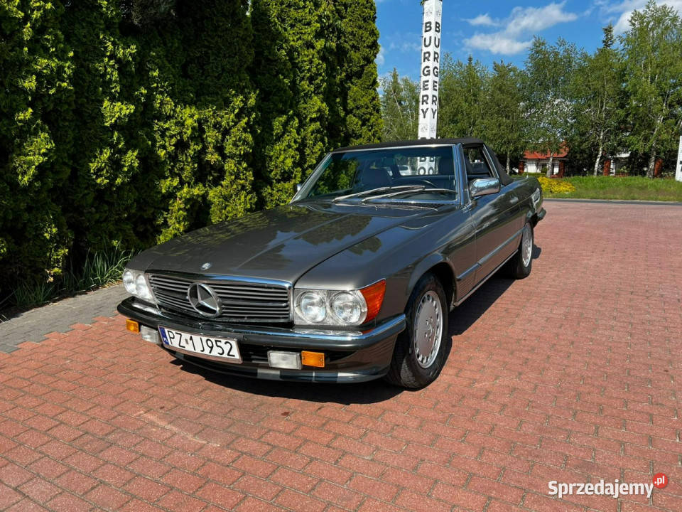 Mercedes SL 560 Zarejestrowany ładny stan Nowy Mercedes-Benz Baranowo