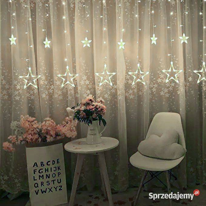 Lampki gwiazdki światełka świąteczne wiszące Oświetlenie sprzedam