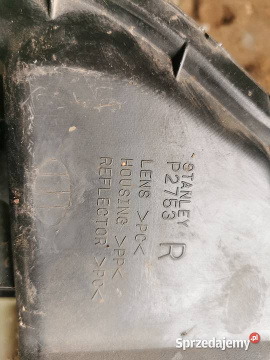Lampa reflektor przód suzuki ignis stanley p2753 Międzychód sprzedam