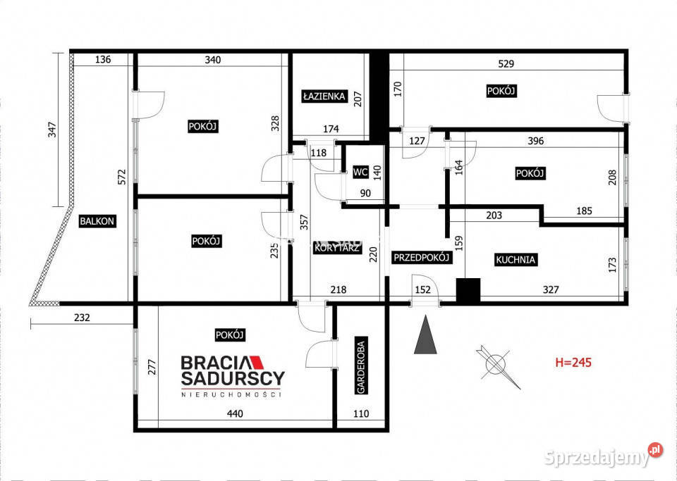 sprzedaży mieszkania Kraków 722m2 5 pokoi Sprzedaż