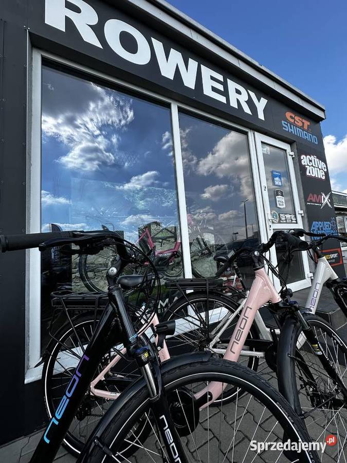 Rower elektryczny miejski NEON RAYA 5 kolorów