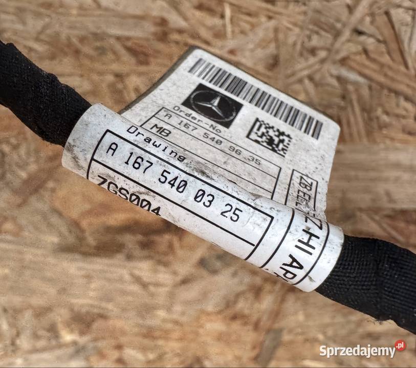 Instalacja wiązka PDC zderzaka przód Sieraków