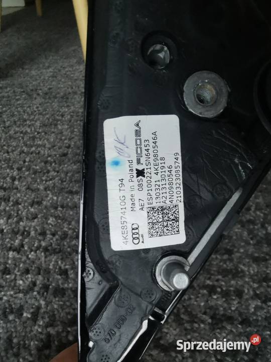 AUDI ETRON LUSTERKO PRAWE KAMERA 4KE857410G Pielgrzymka