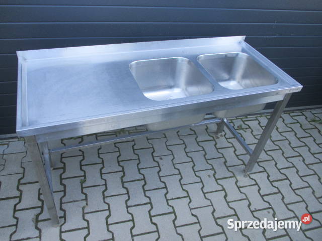 Zlew 2 Komory Dwukomorowy Stal Nierdzewna Ostrów Wielkopolski