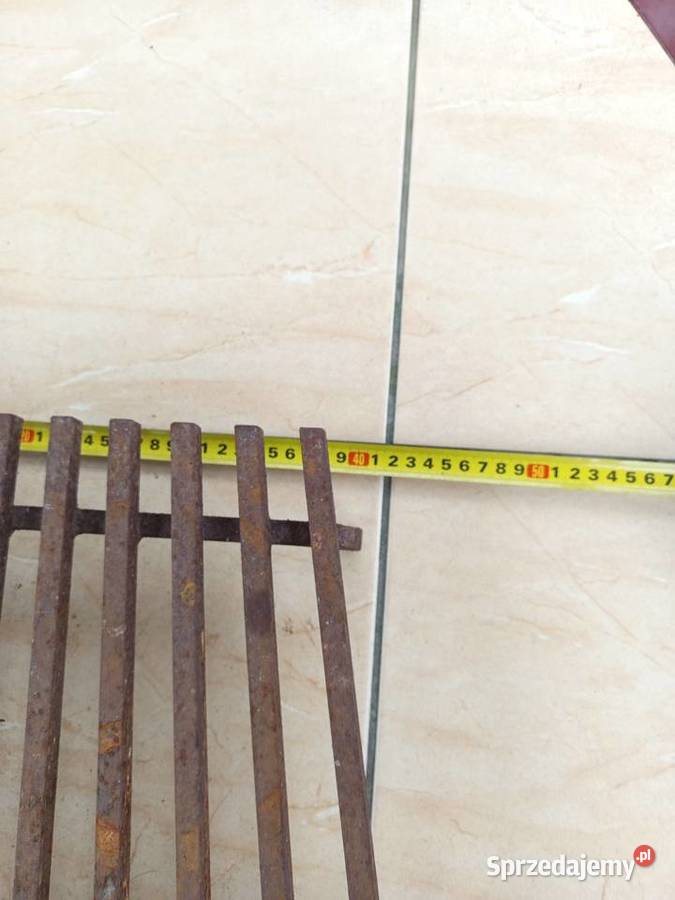 Ruszt do kominka stalowy