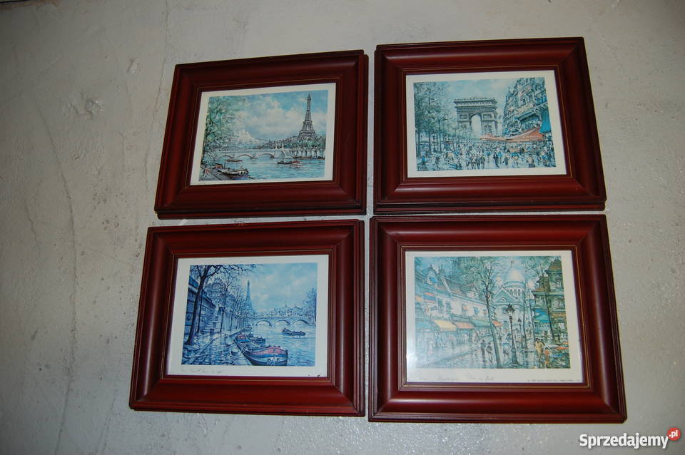 Obrazki z ulicami Paryza inny kolor Toruń