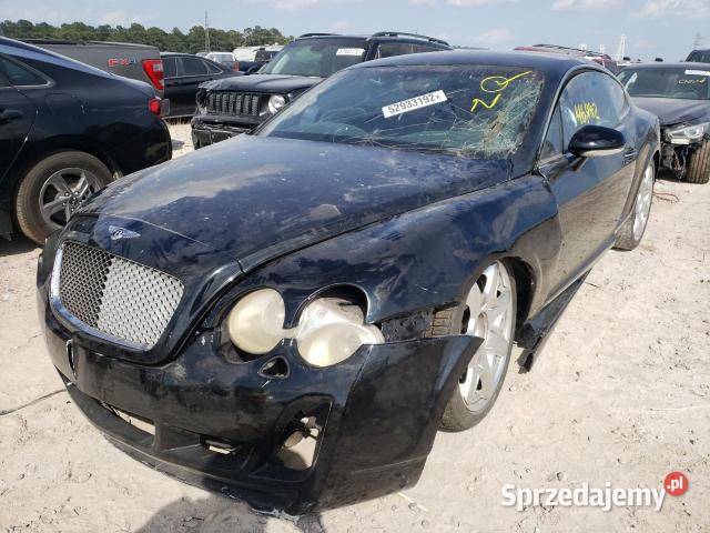Bentley Continental GT W12 uszkodzony Lipsko
