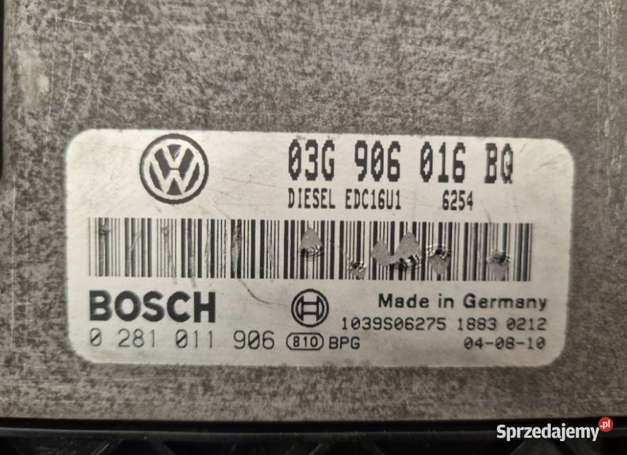 STEROWNIK SILNIKA VW TOURAN I 20 TDI BKD świętokrzyskie Działoszyce sprzedam