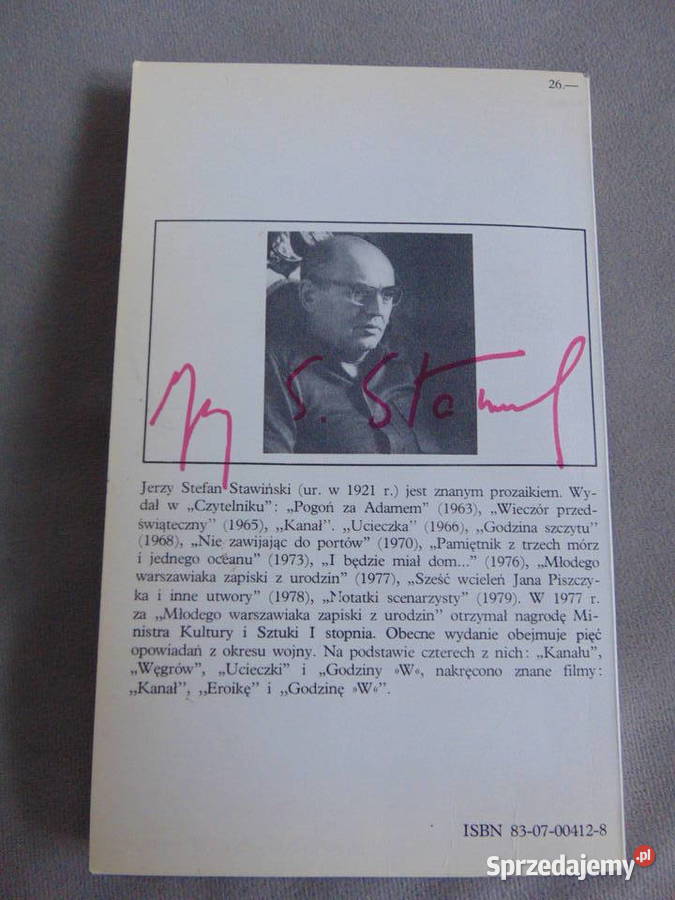Kanał i inne opowiadania Jerzy Stefan Stawiński lubelskie Lublin