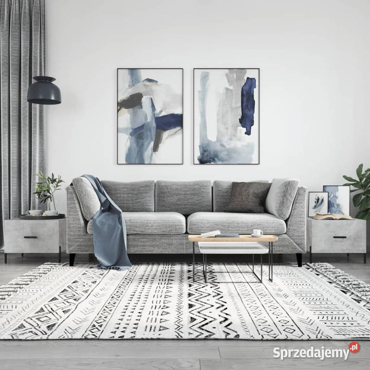 Stoliki kawowe 2 szarość betonu 50x50x40 mazowieckie sprzedam