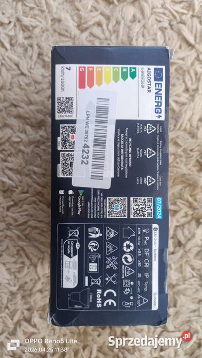 Zestaw inteligentnych żarówek LED Aigostar Smart Zamość