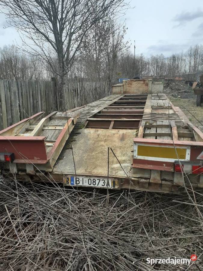 Przyczepa niskopodwoziowa laweta Zremb lawety Hajnówka