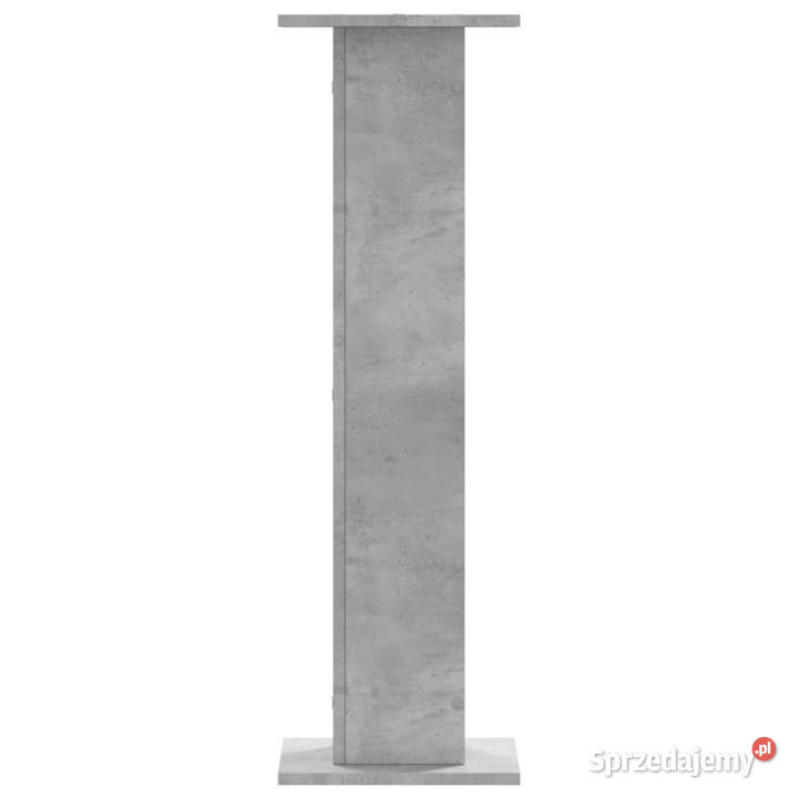 Stojaki na rośliny 2 szarość betonu 30x30x95 Dom i Ogród