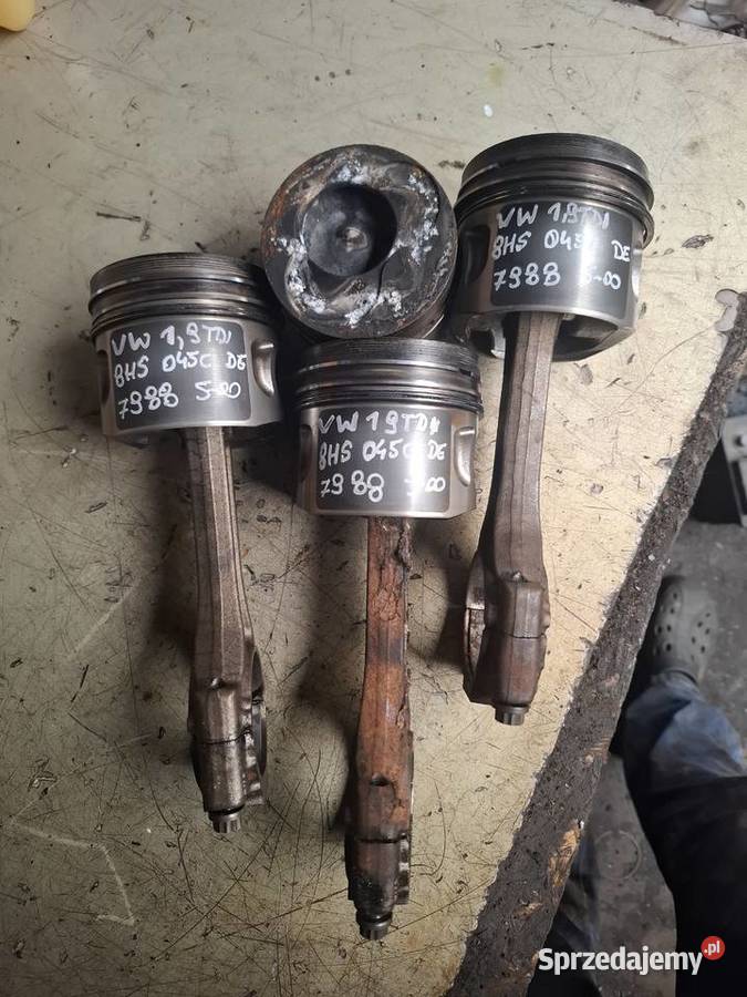 VW SEAT SKODA 19 TDI tłok 7988 korbowód 8HS 045C osobowe Kielce sprzedam