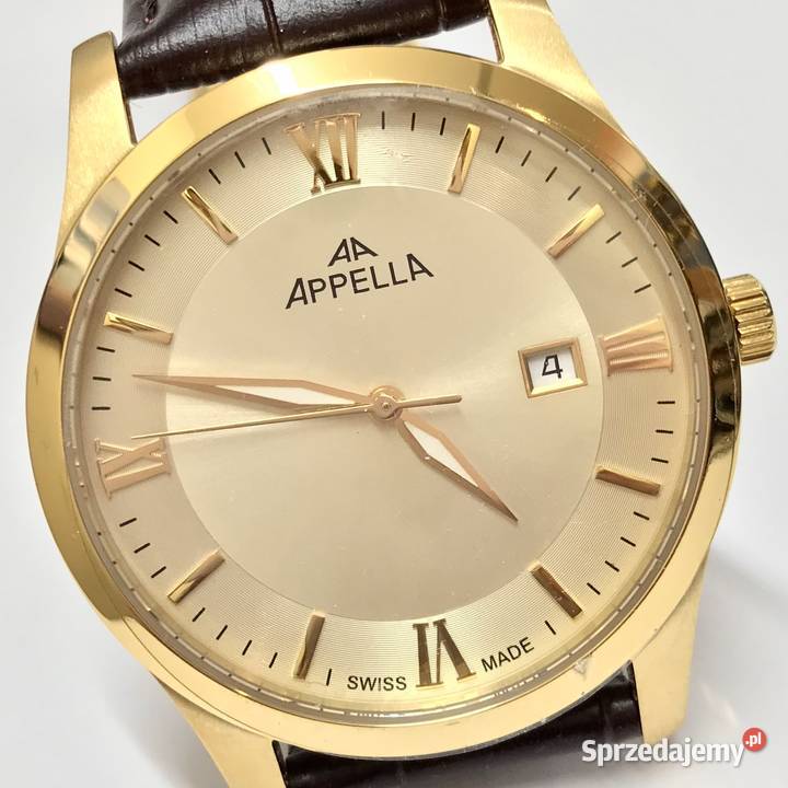 Appella Classic 12004 Swiss Made szafir 5ATM box