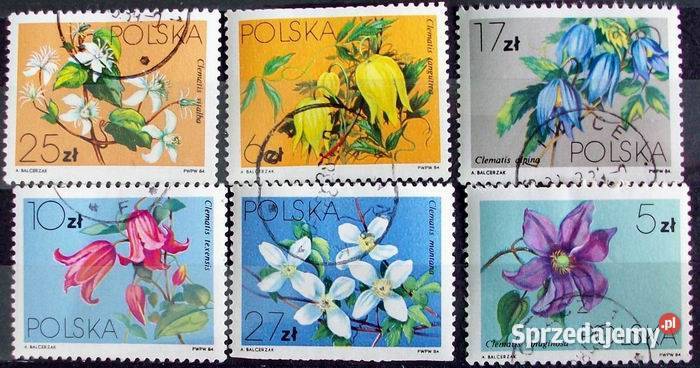 Znaczki polskie 1984 kasowane Filatelistyka Leźnica Wielka-Osiedle