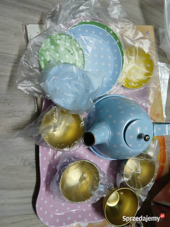 Piekny zestaw do zabawy do herbaty nowy kujawsko-pomorskie Inowrocław sprzedam