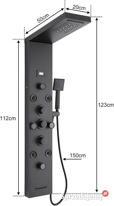 Panel prysznicowy LED KEOKBON KOB9088B Natryski małopolskie Jadowniki sprzedam