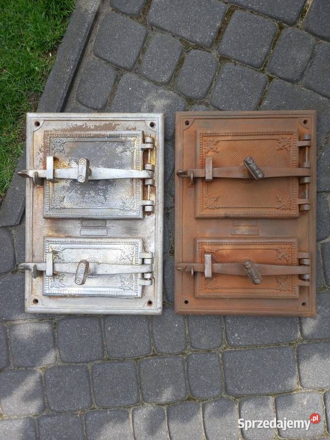 Żeliwne drzwiczki do pieca kaflowego wędzarni wielkopolskie sprzedam